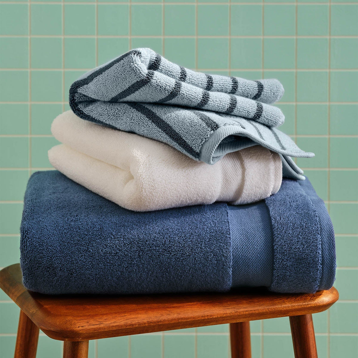 Super-Plush Turkish Cotton Bath Towels Set of 2