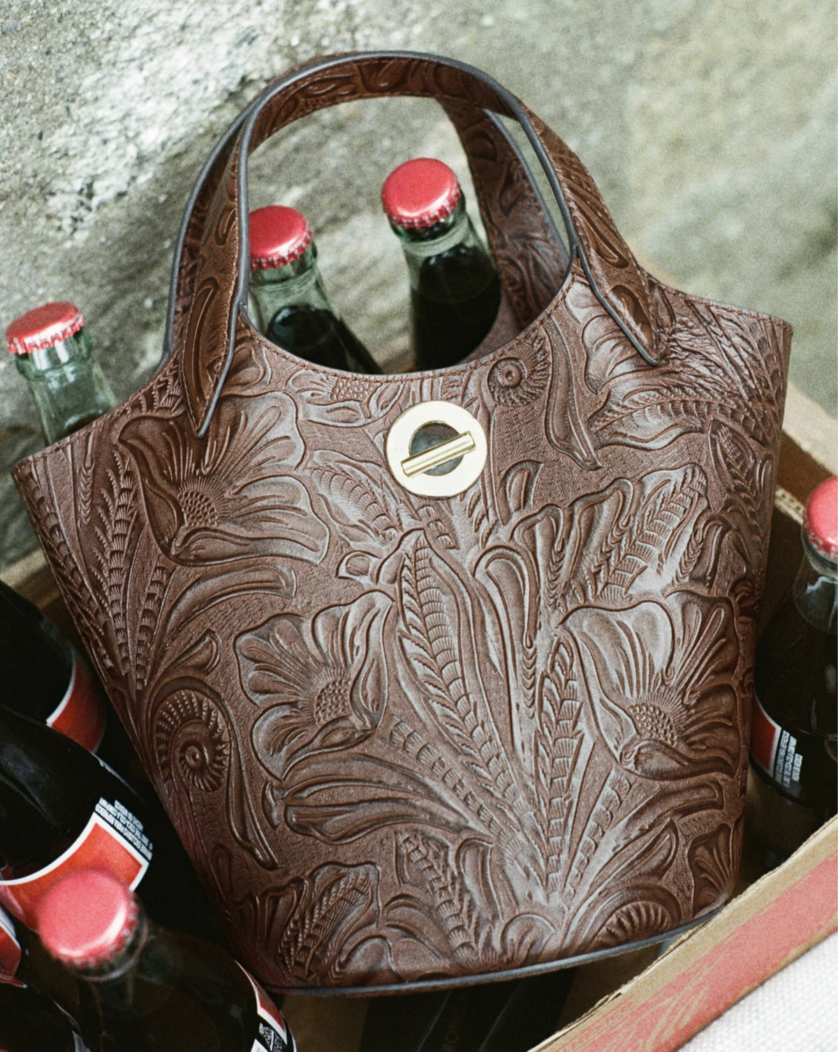 Embossed Anchor Bag