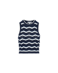 Jerrel Cropped Knit Tank Top