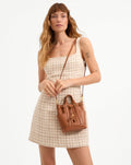 Bridgitte Metallic Tweed Dress