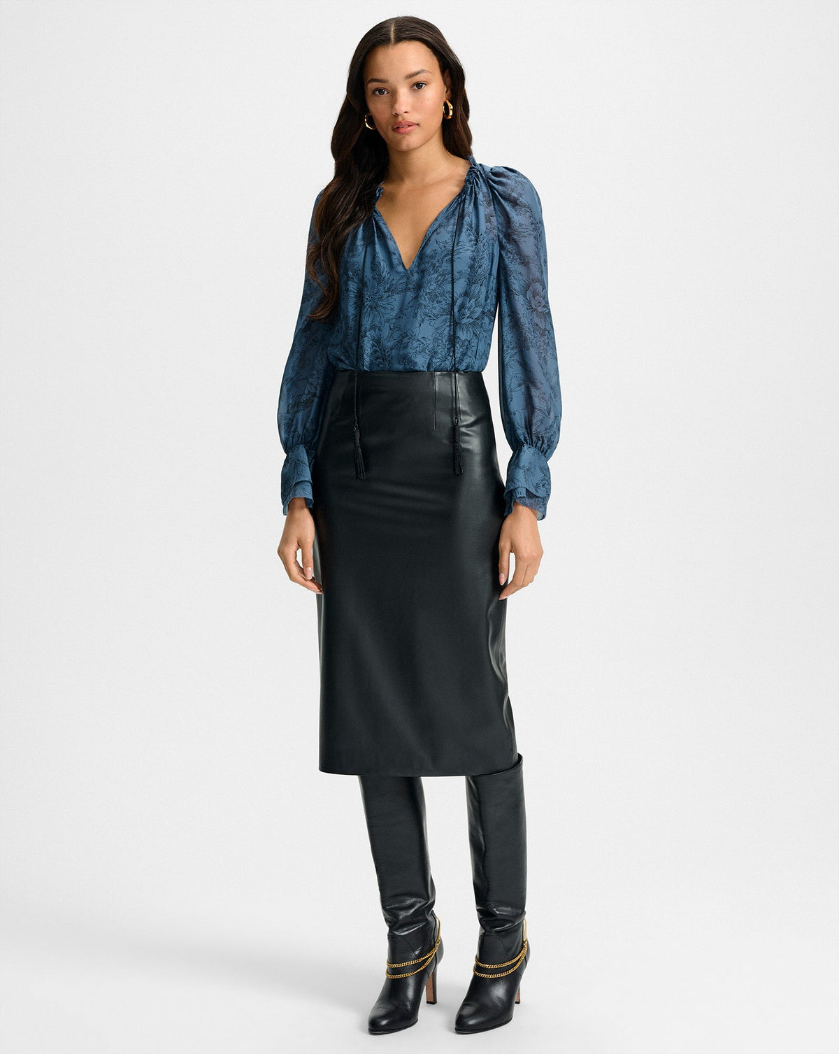 Holmes Midi Pencil Skirt