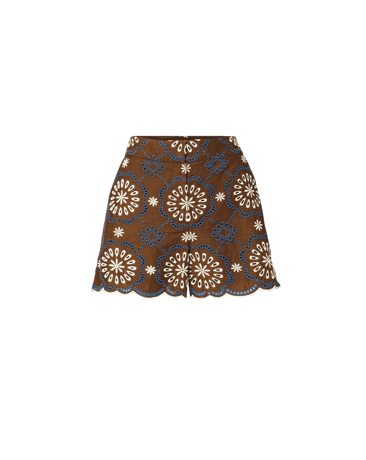 Allen Linen Eyelet Short