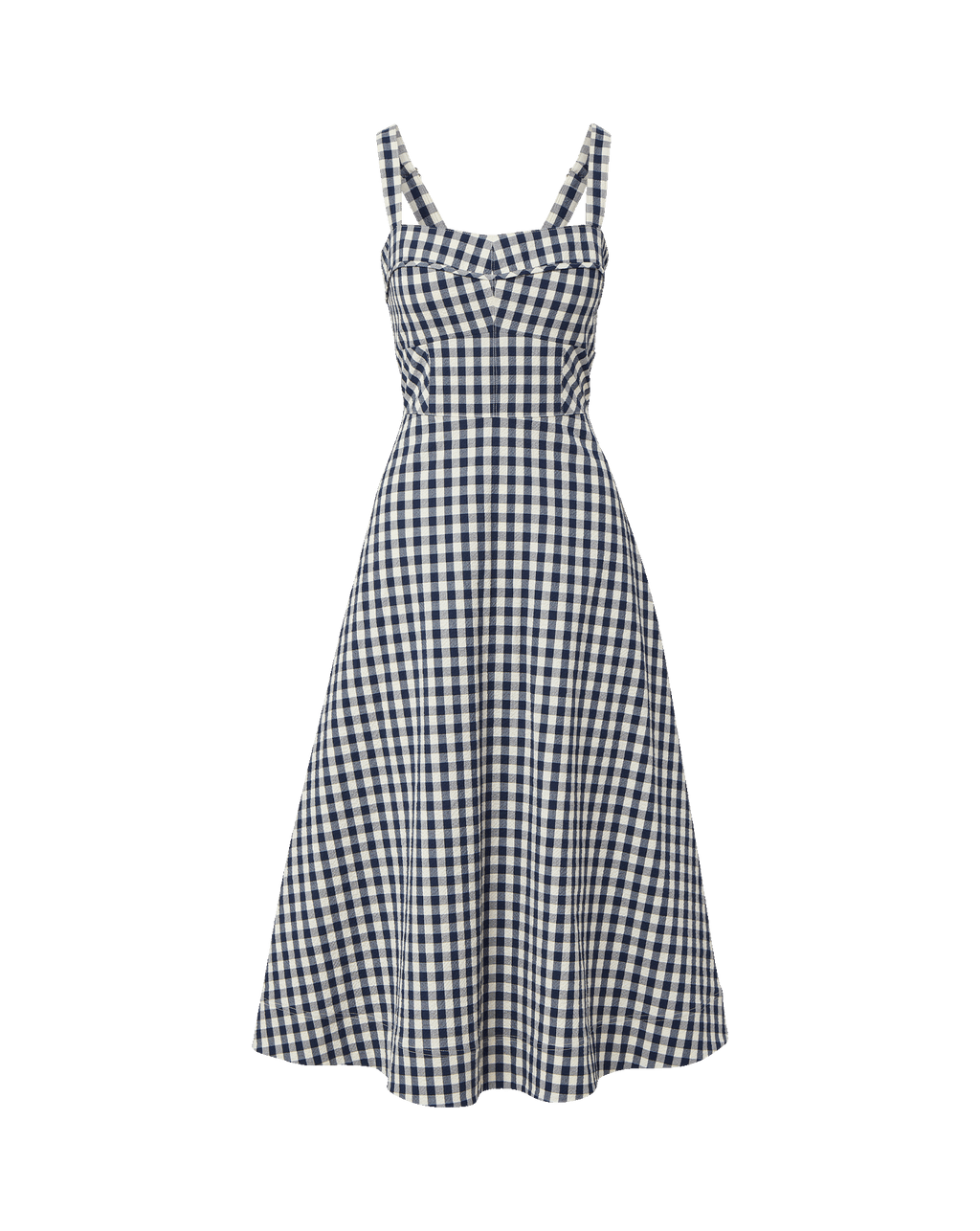 Aila Gingham Midi Dress