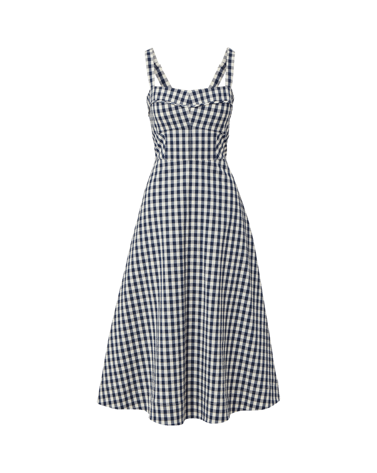 Aila Gingham Midi Dress