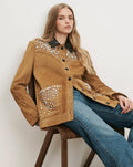 Shannon Suede Embellished Jacket