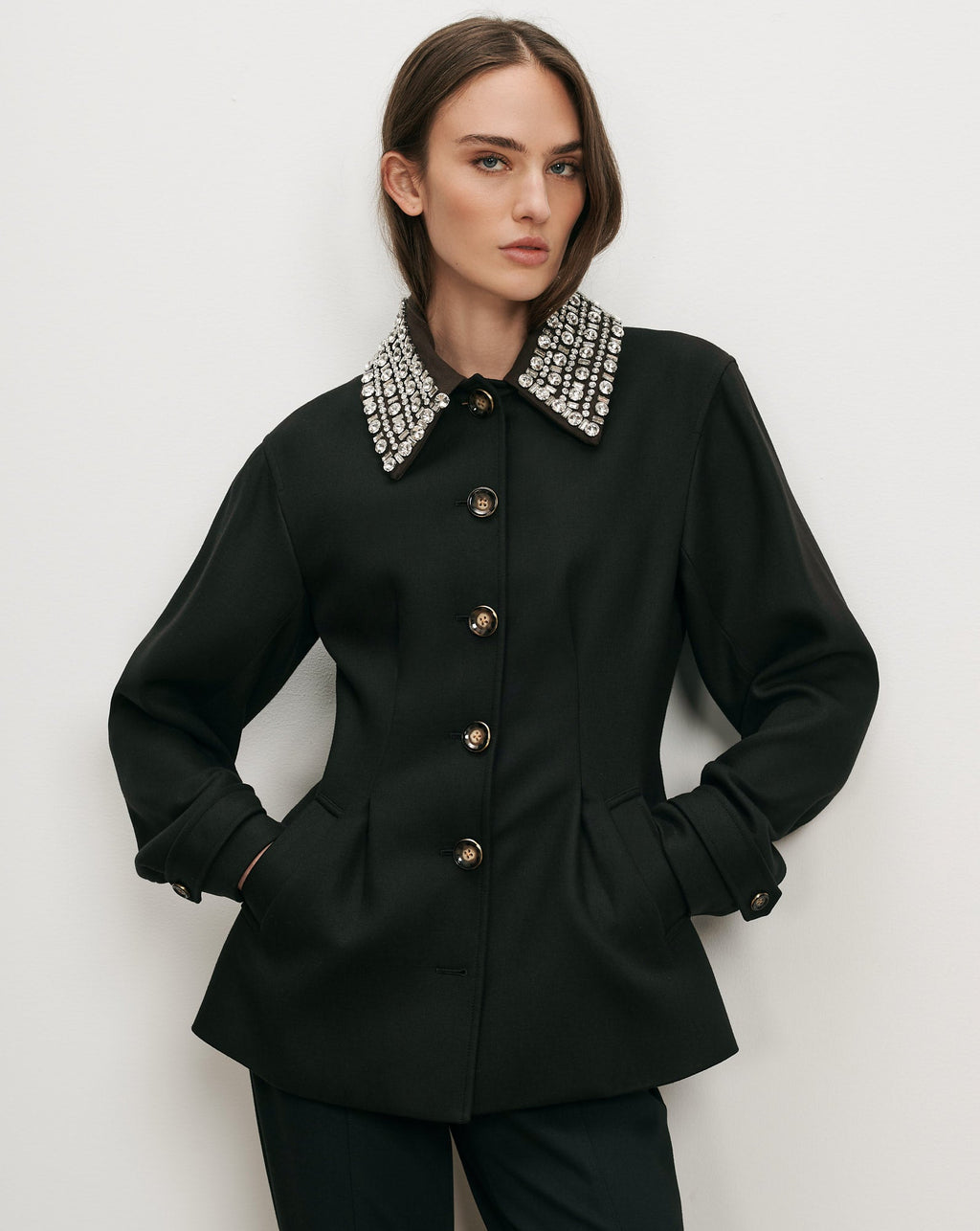 Crystal Embellished Collar
