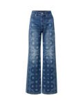 Taylor Bandana Wide-Leg Jean