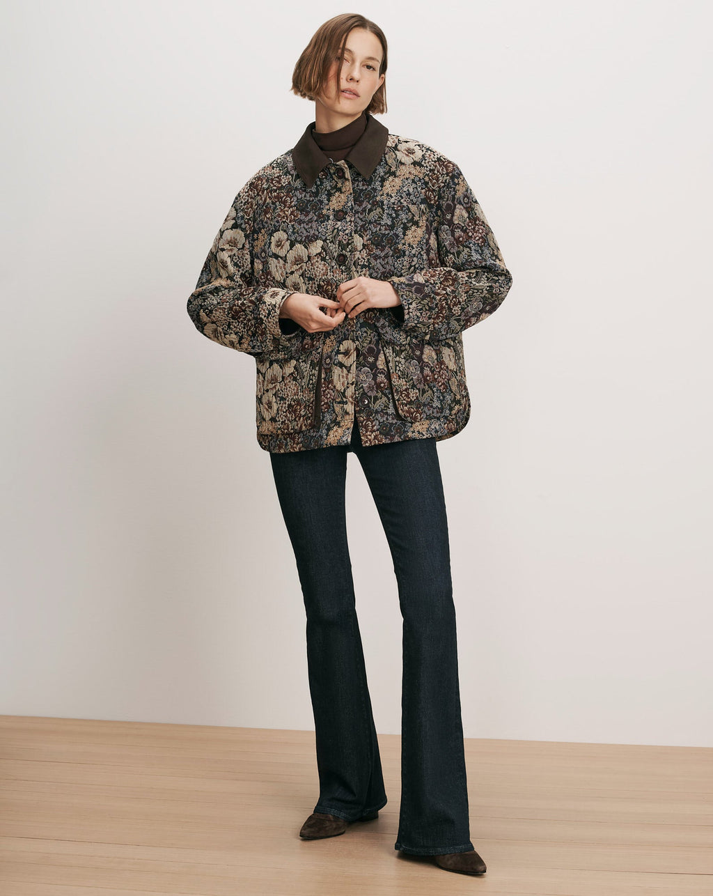 Blake Brocade Coat