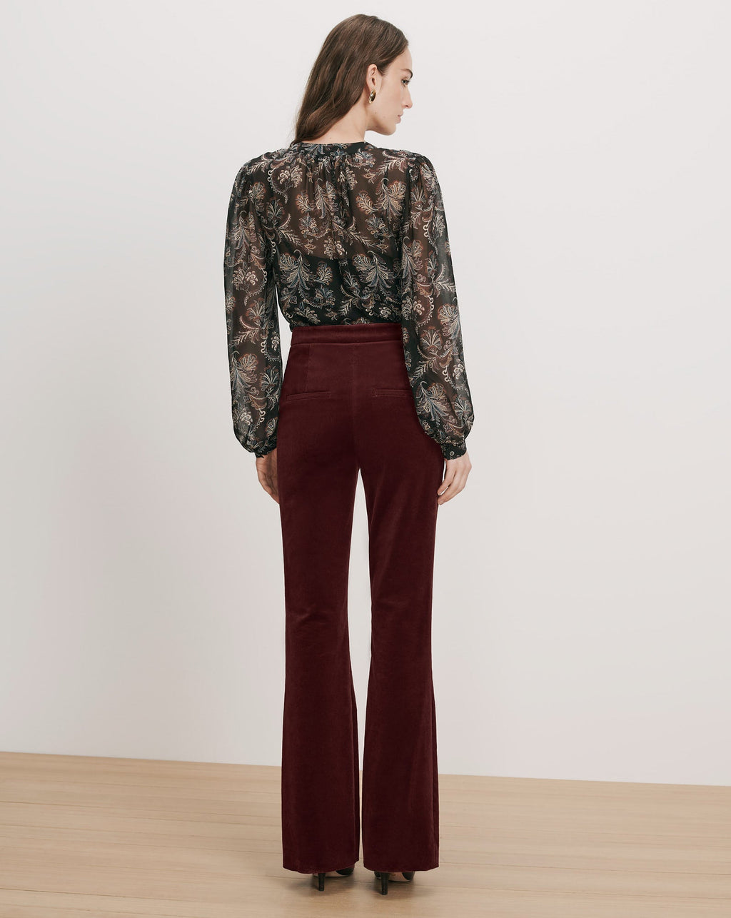 Gracie Velvet Flare Pant