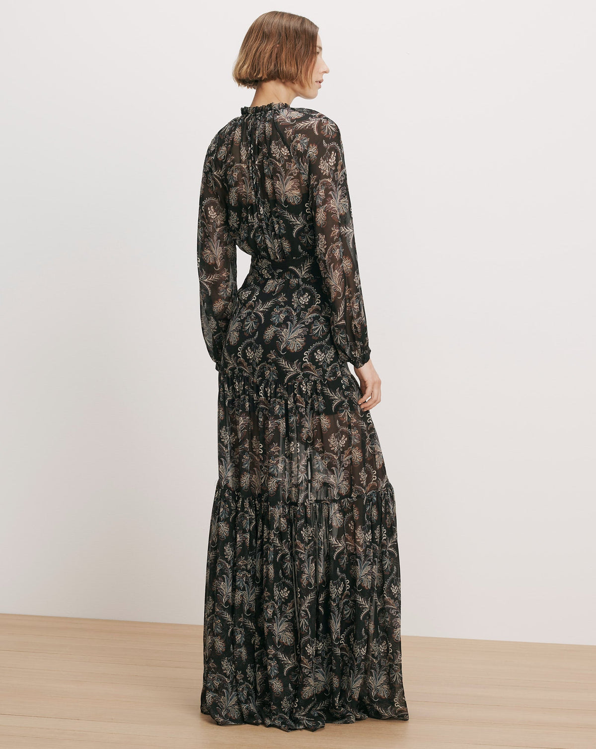Isra Silk Maxi Dress