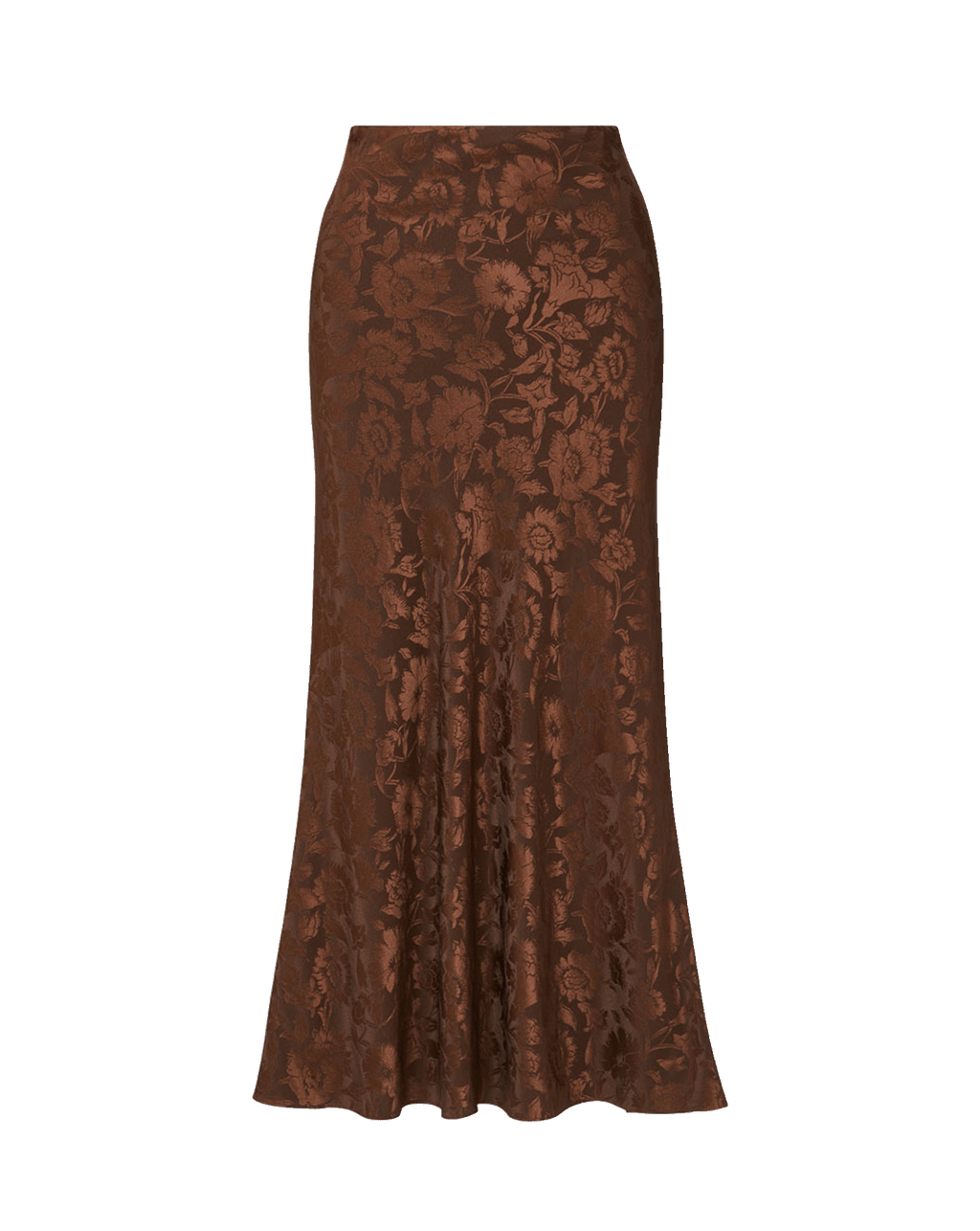 Clover Floral Midi Skirt