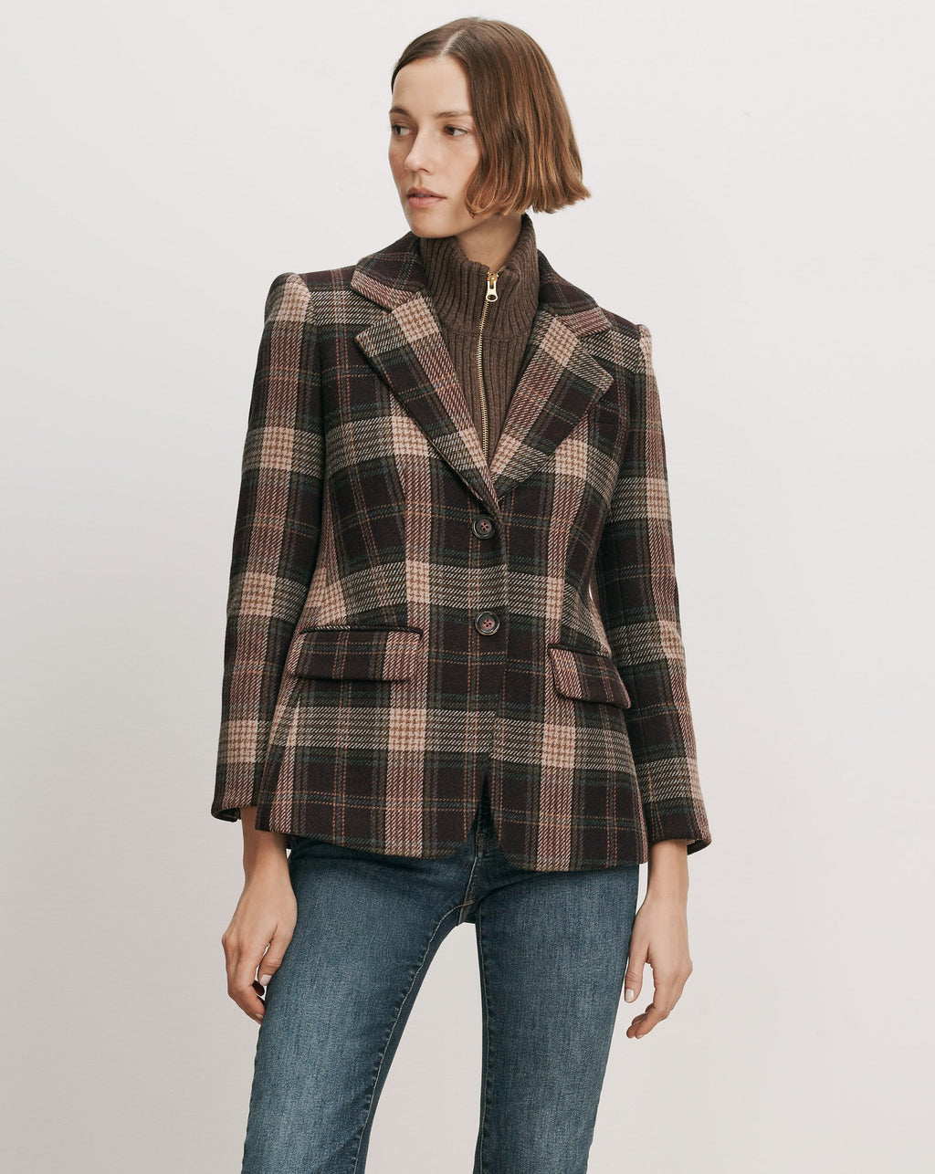 Cloverfield Plaid Dickey Jacket