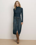 Hathaway Denim Maxi Skirt