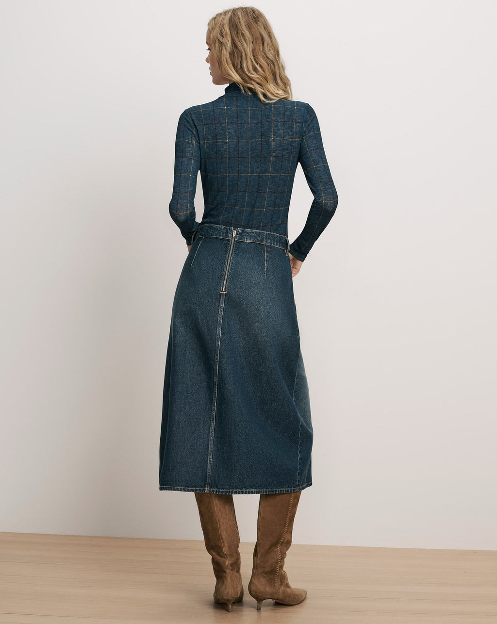 Hathaway Denim Maxi Skirt