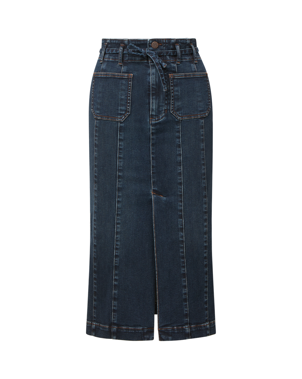 Pavana Denim Midi Skirt