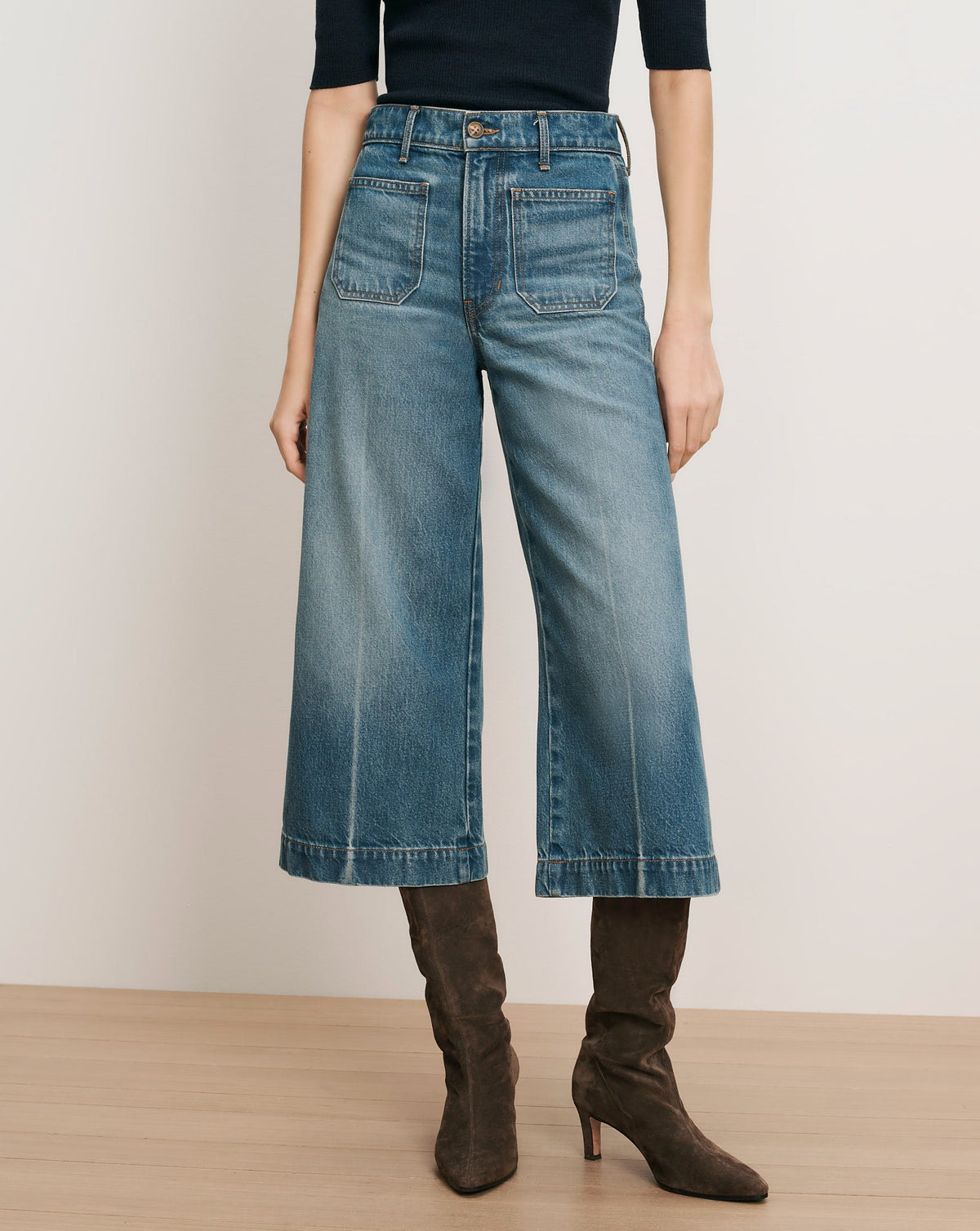 Marlowe Patch-Pocket Culotte