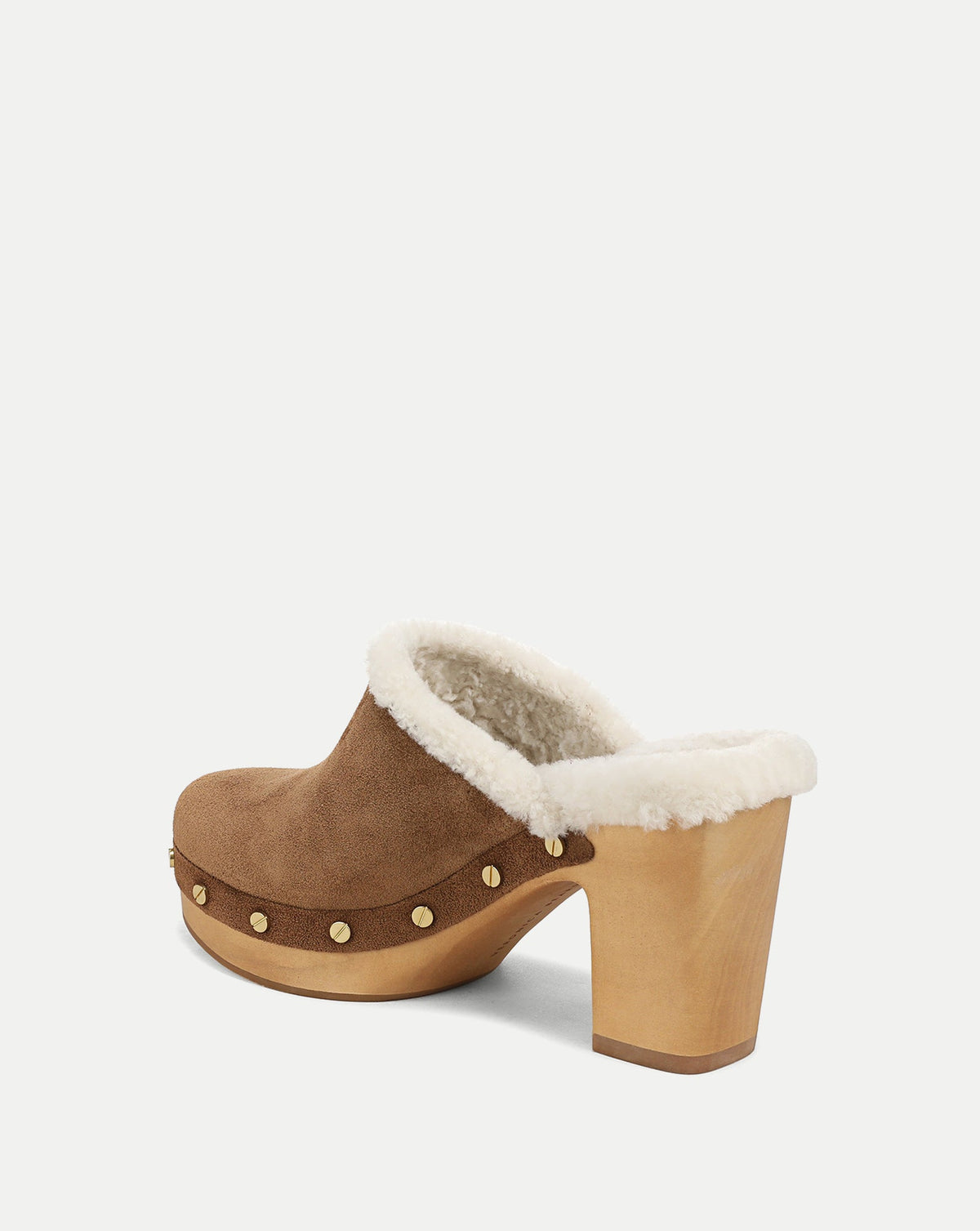 Larken Shearling Platform Clog