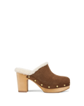 Larken Shearling Platform Clog