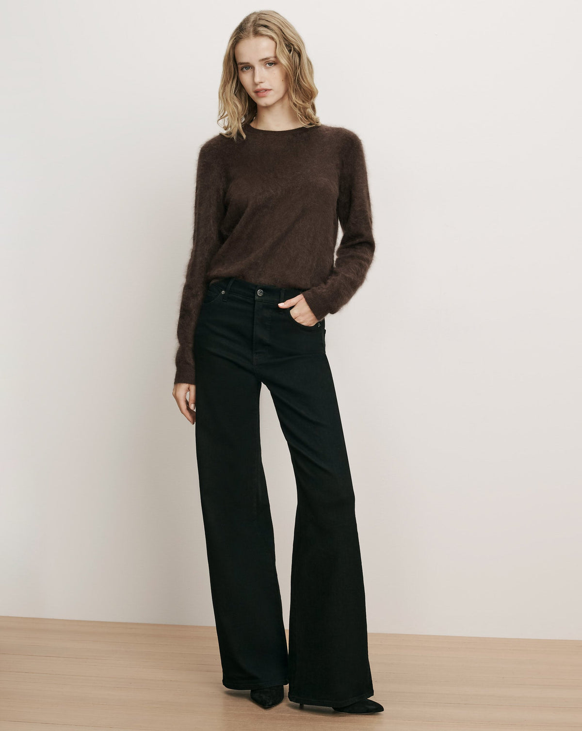 Frankie Brushed Cashmere Pullover