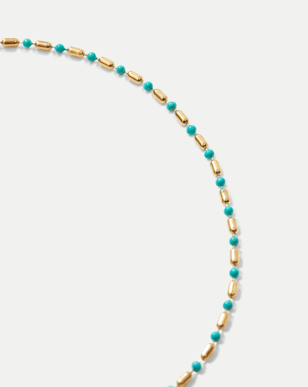 Enamel Bead Chain Anklet