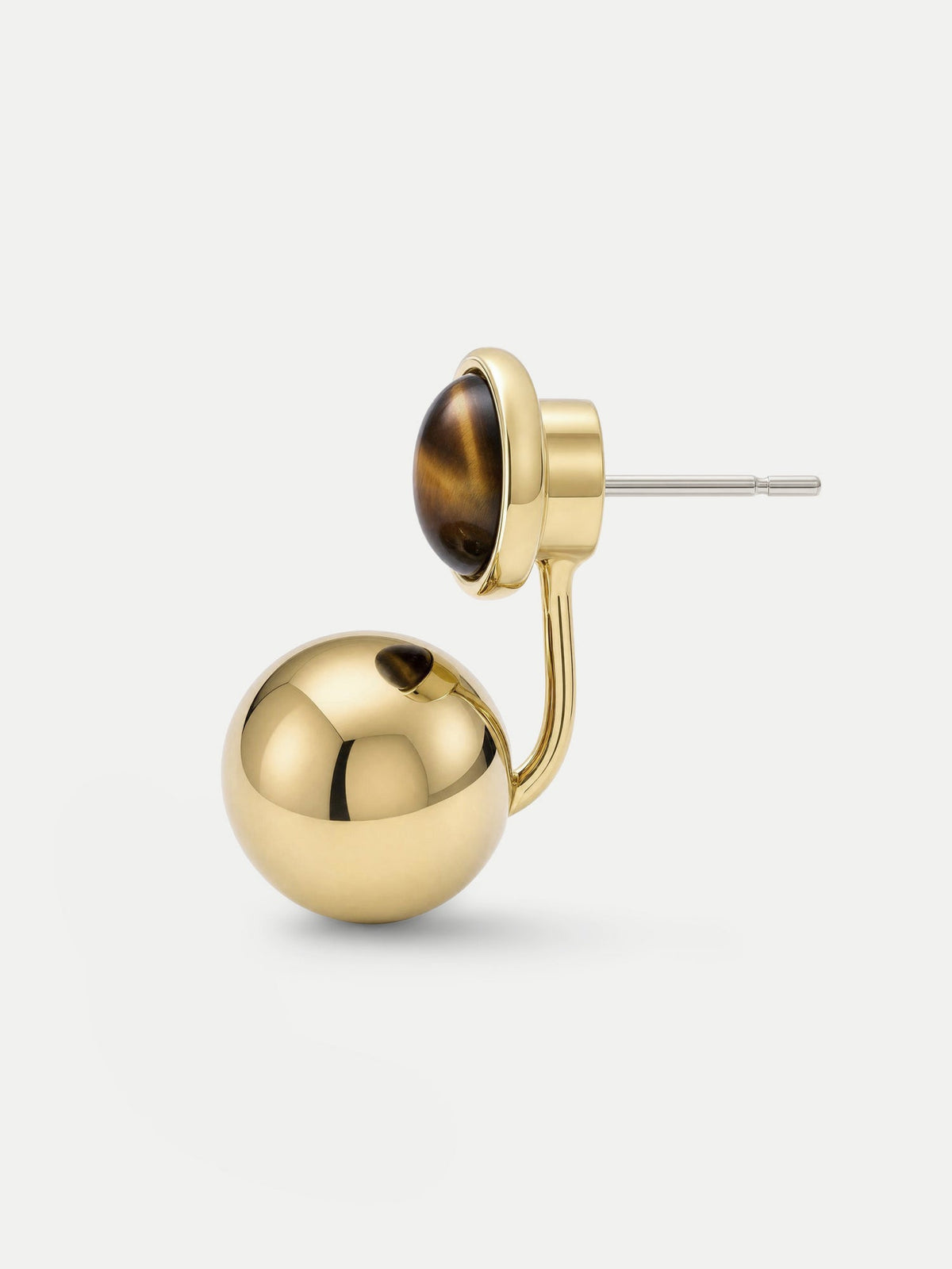 Tiger's Eye Drop Earring