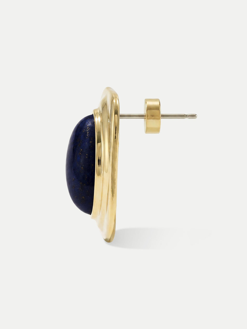 Lapis Post Earring