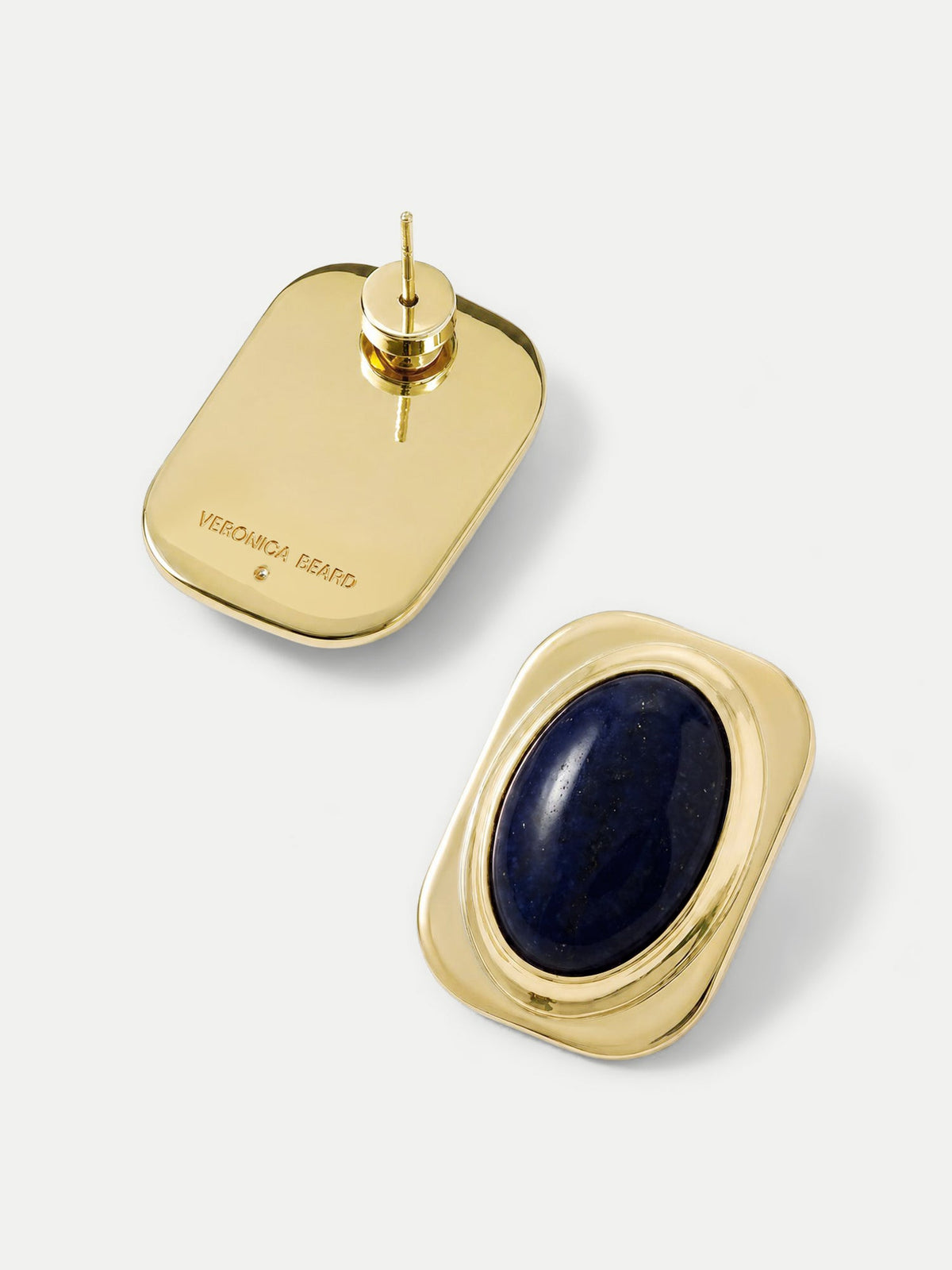Lapis Post Earring