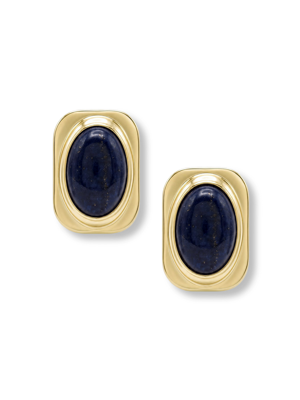 Lapis Post Earring