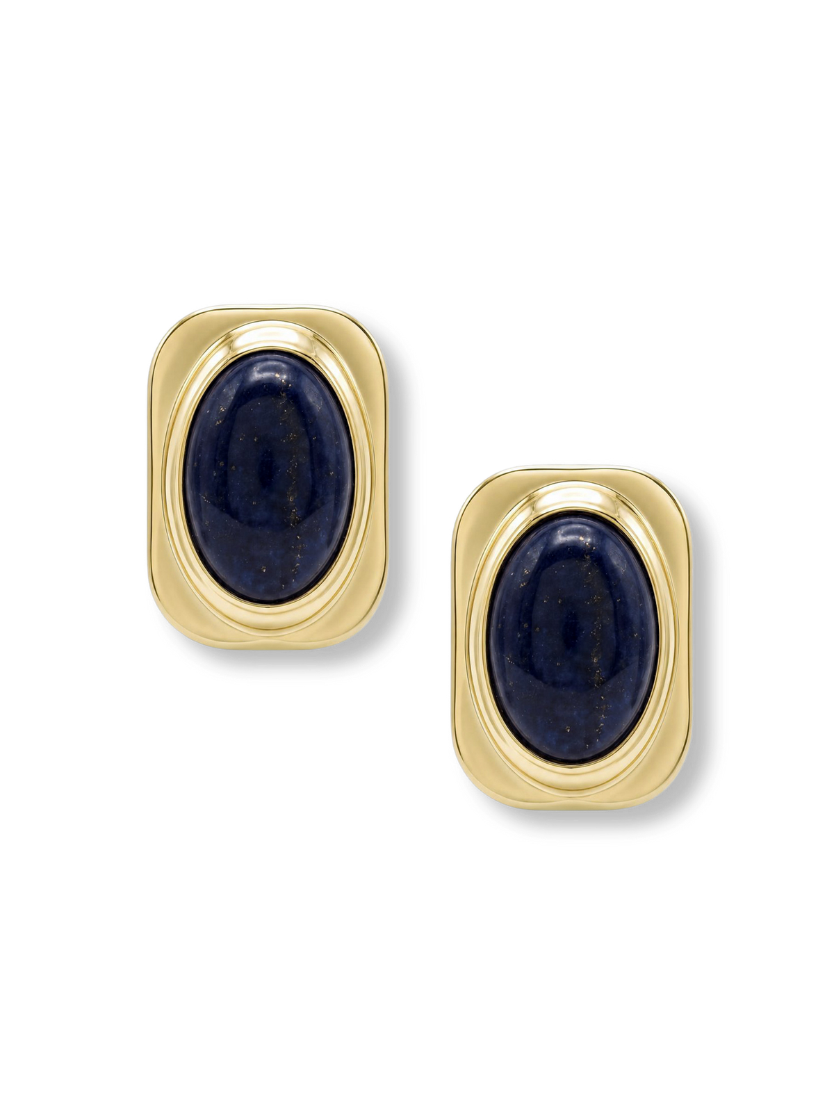 Lapis Post Earring