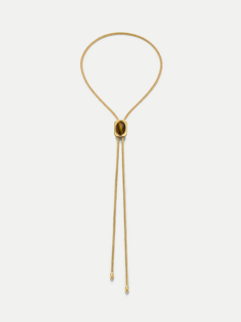 Tiger’s Eye Cabochon Bolo