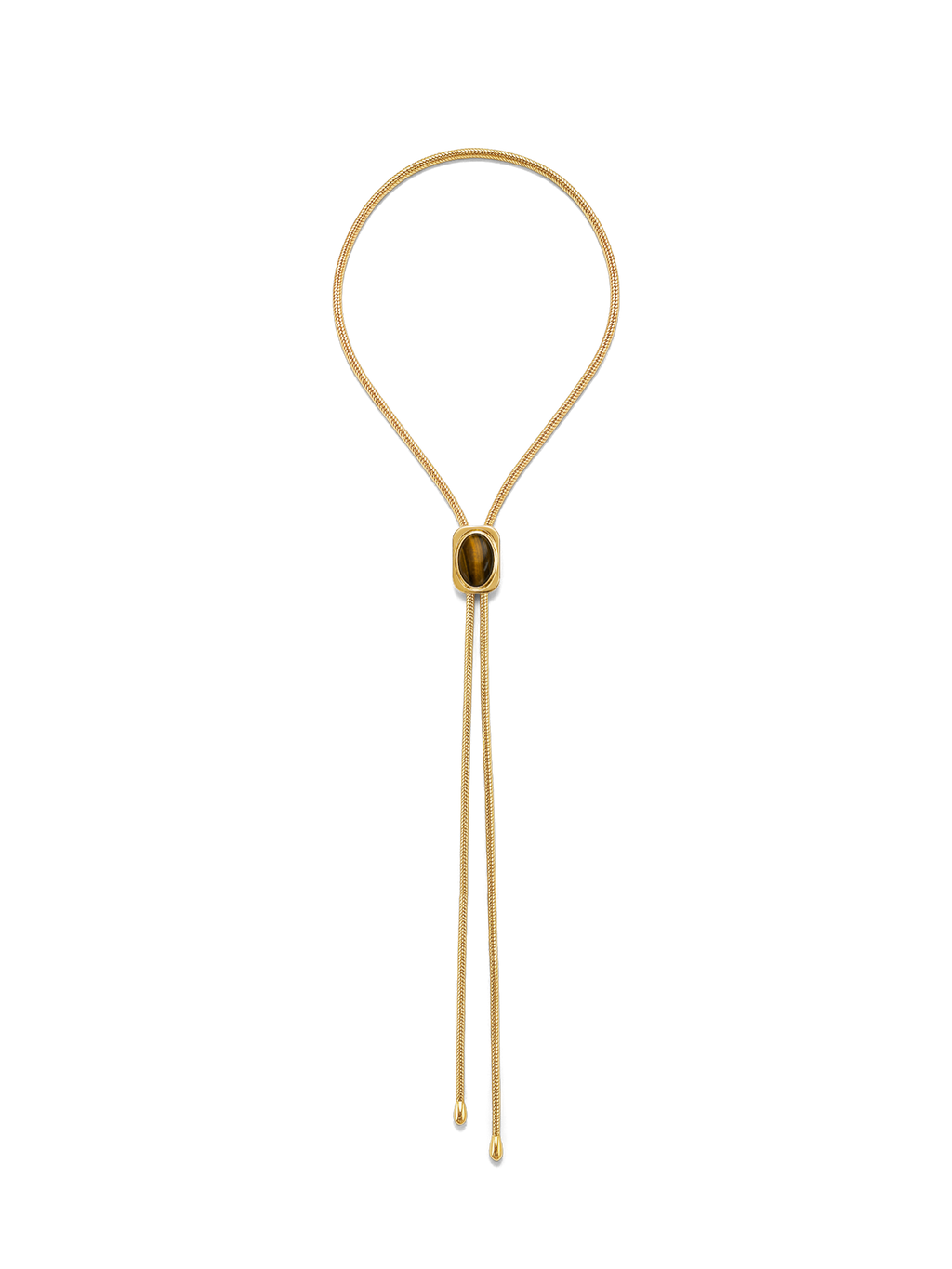 Tiger’s Eye Cabochon Bolo