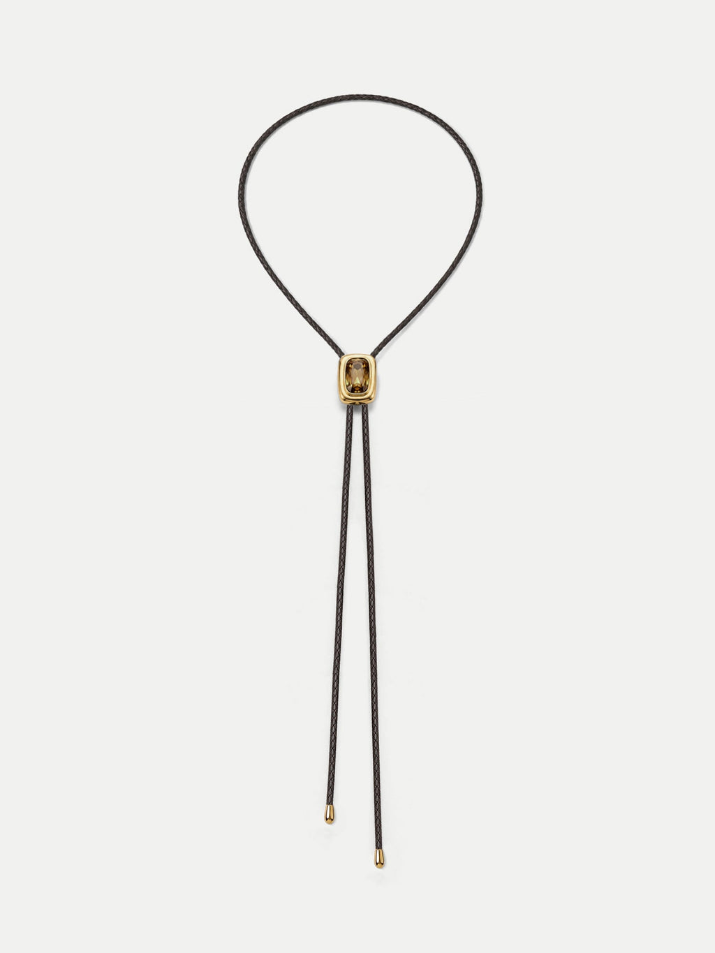 Braided Leather Bolo