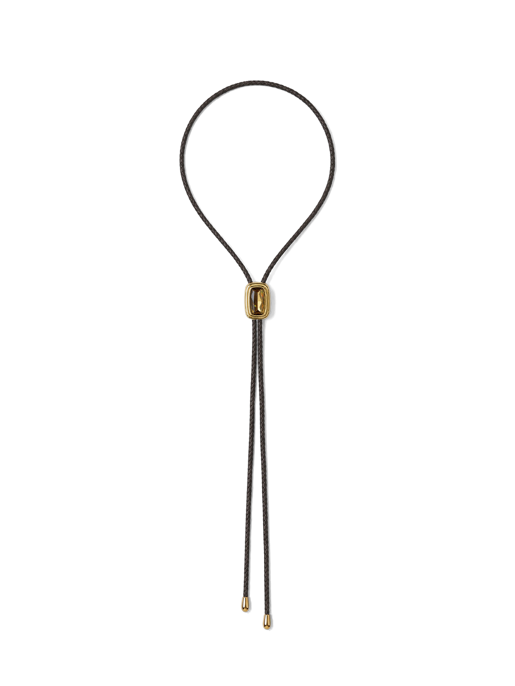 Braided Leather Bolo