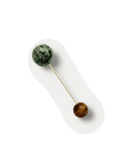 Turquoise and Tiger’s Eye Pin Brooch