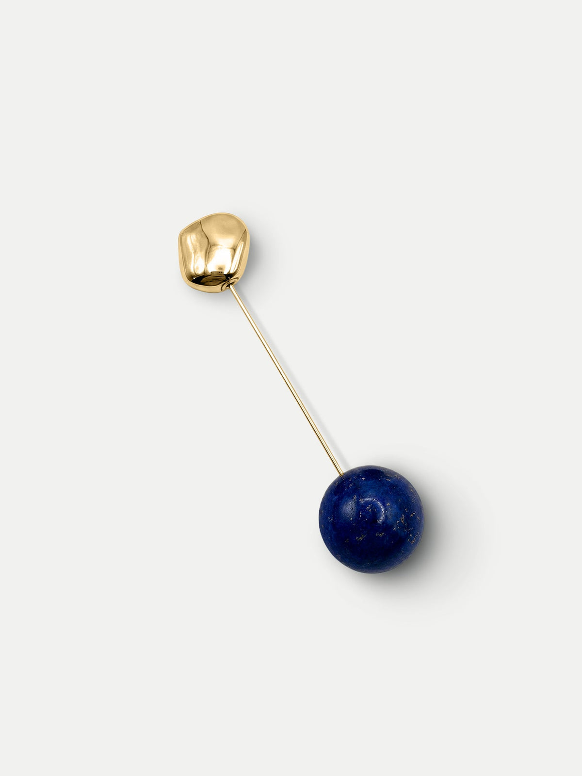 Lapis Pin Brooch