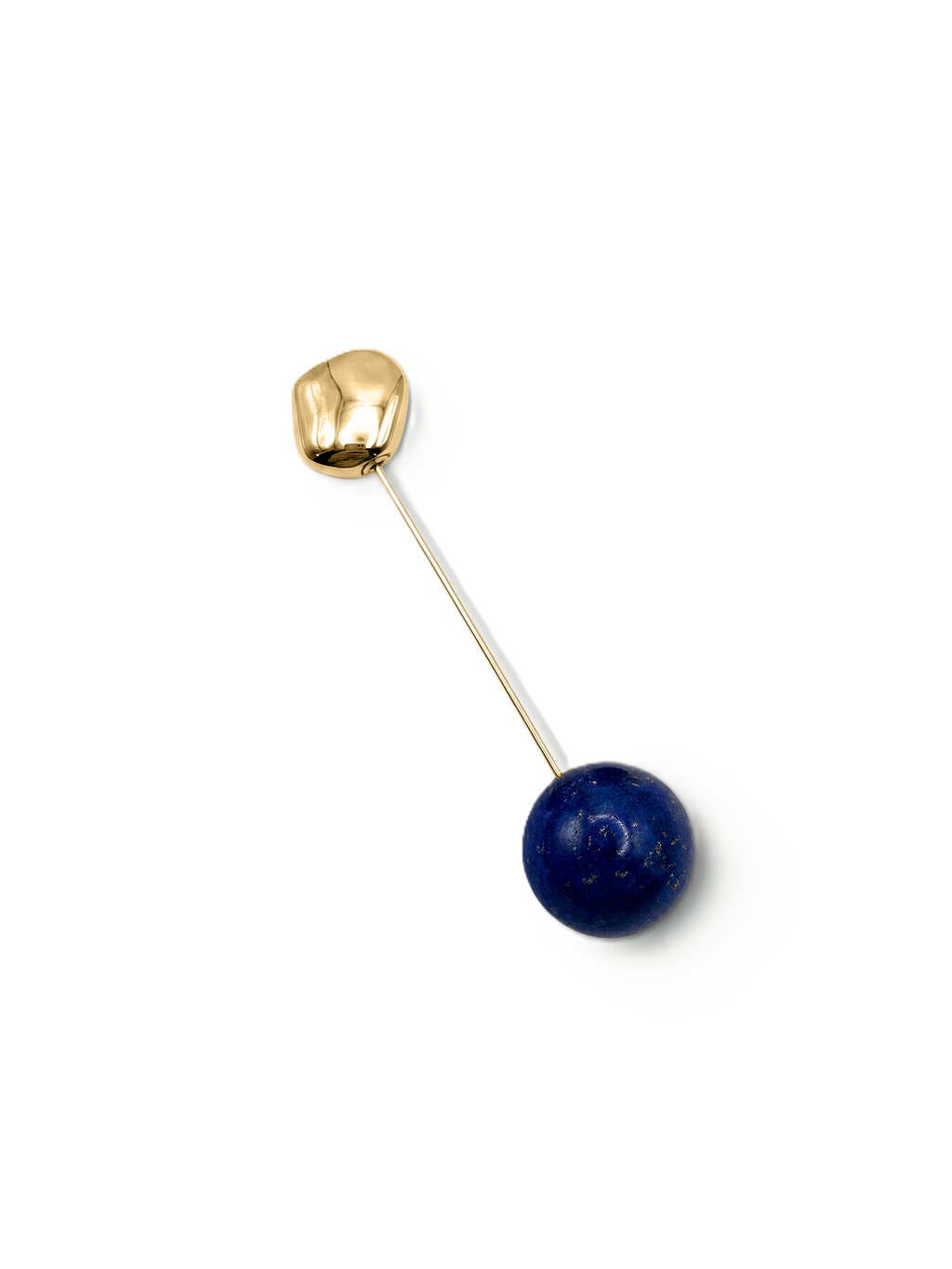 Lapis Pin Brooch
