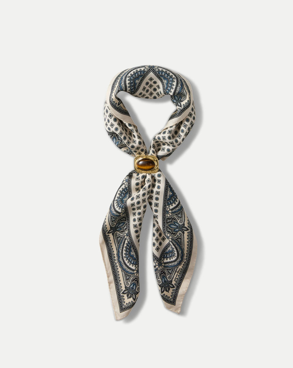 Tiger’s Eye Scarf Ring
