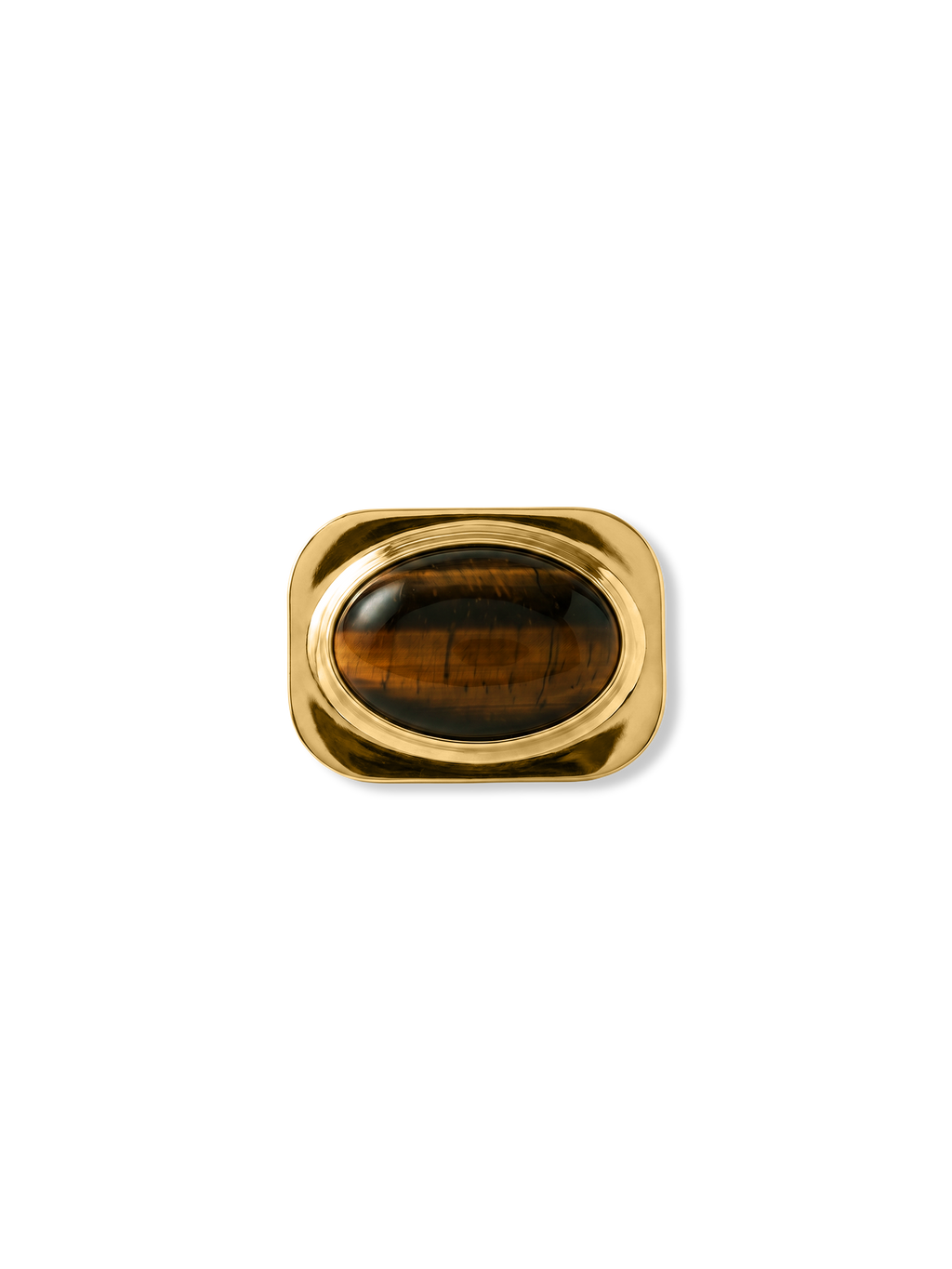 Tiger’s Eye Scarf Ring