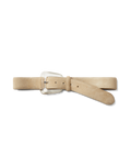 Arch Resin-Buckle Suede Belt