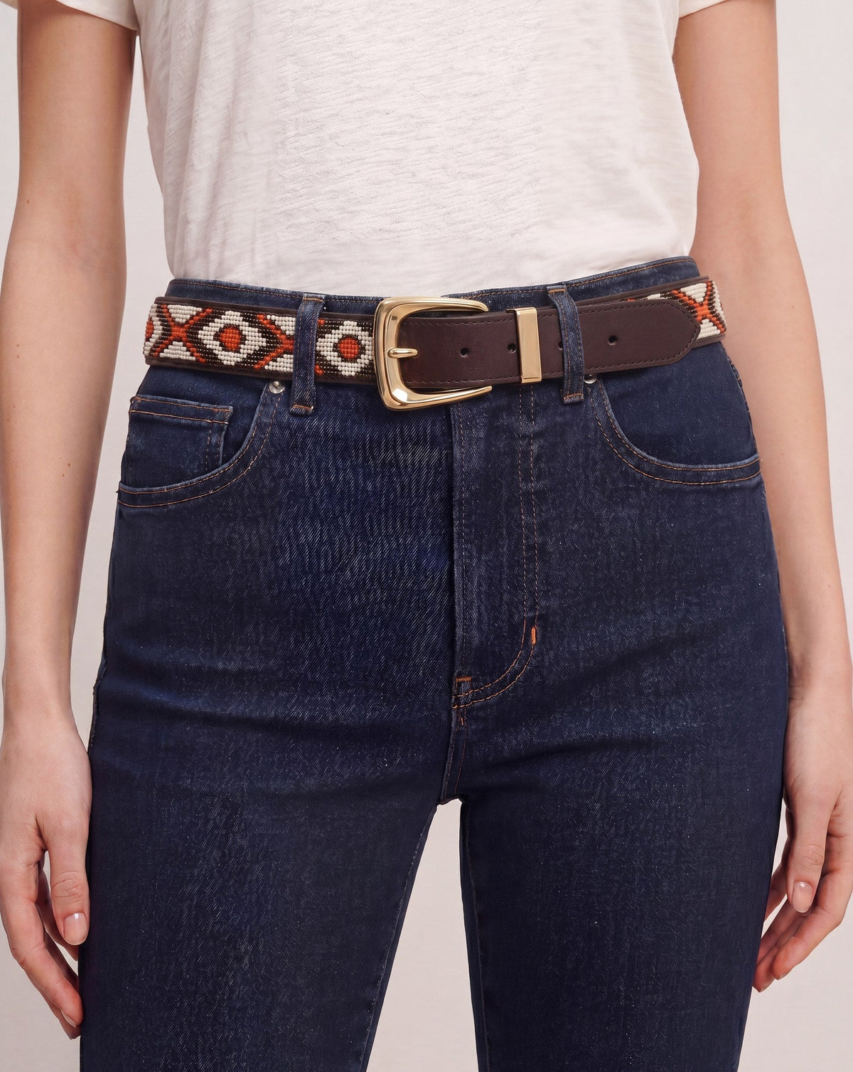 Arch Beaded Belt