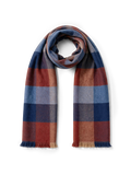 Plaid Wool Scarf