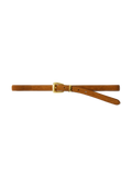 Slim Arch Suede Belt
