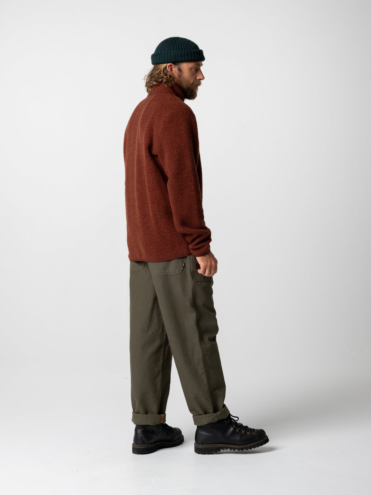 Men's Portell Wool 1/4 Zip Fleece