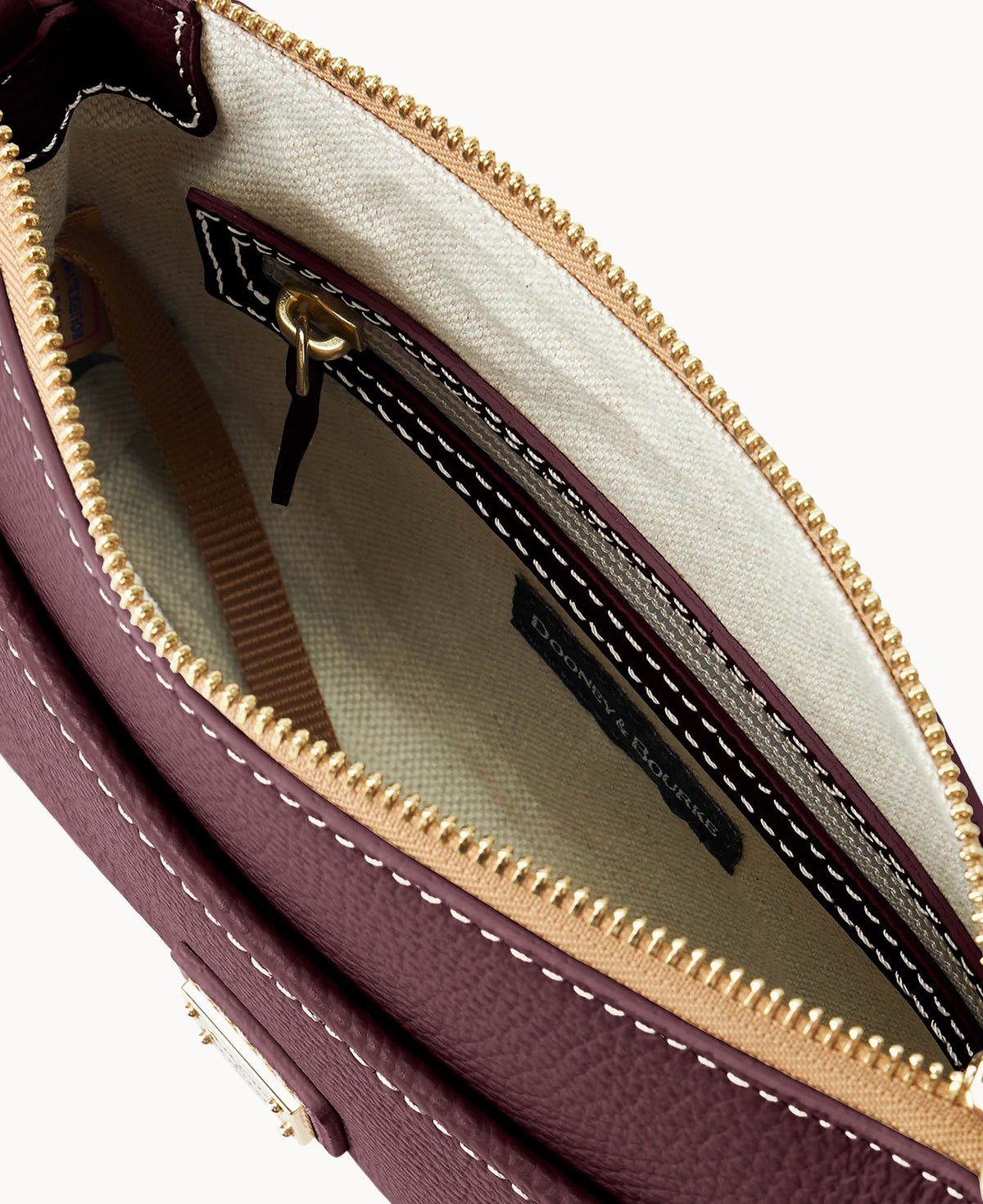 Lucca Leather Ginger Crossbody