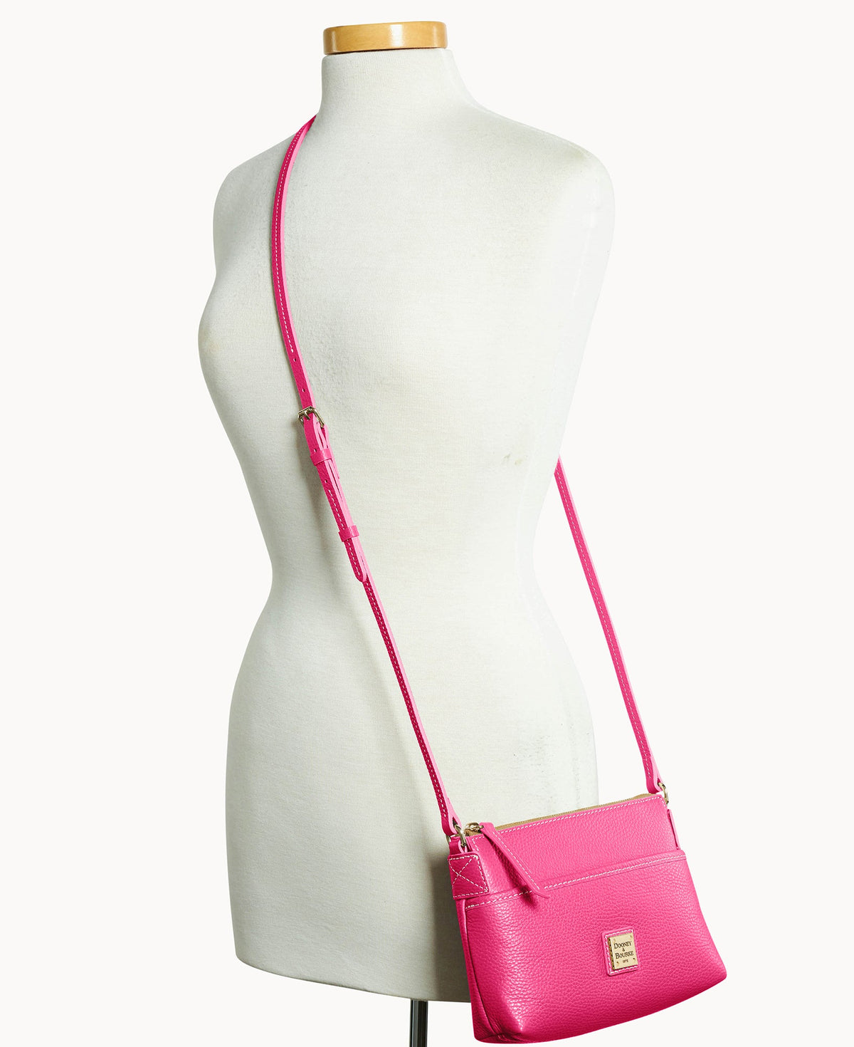 Lucca Leather Ginger Crossbody