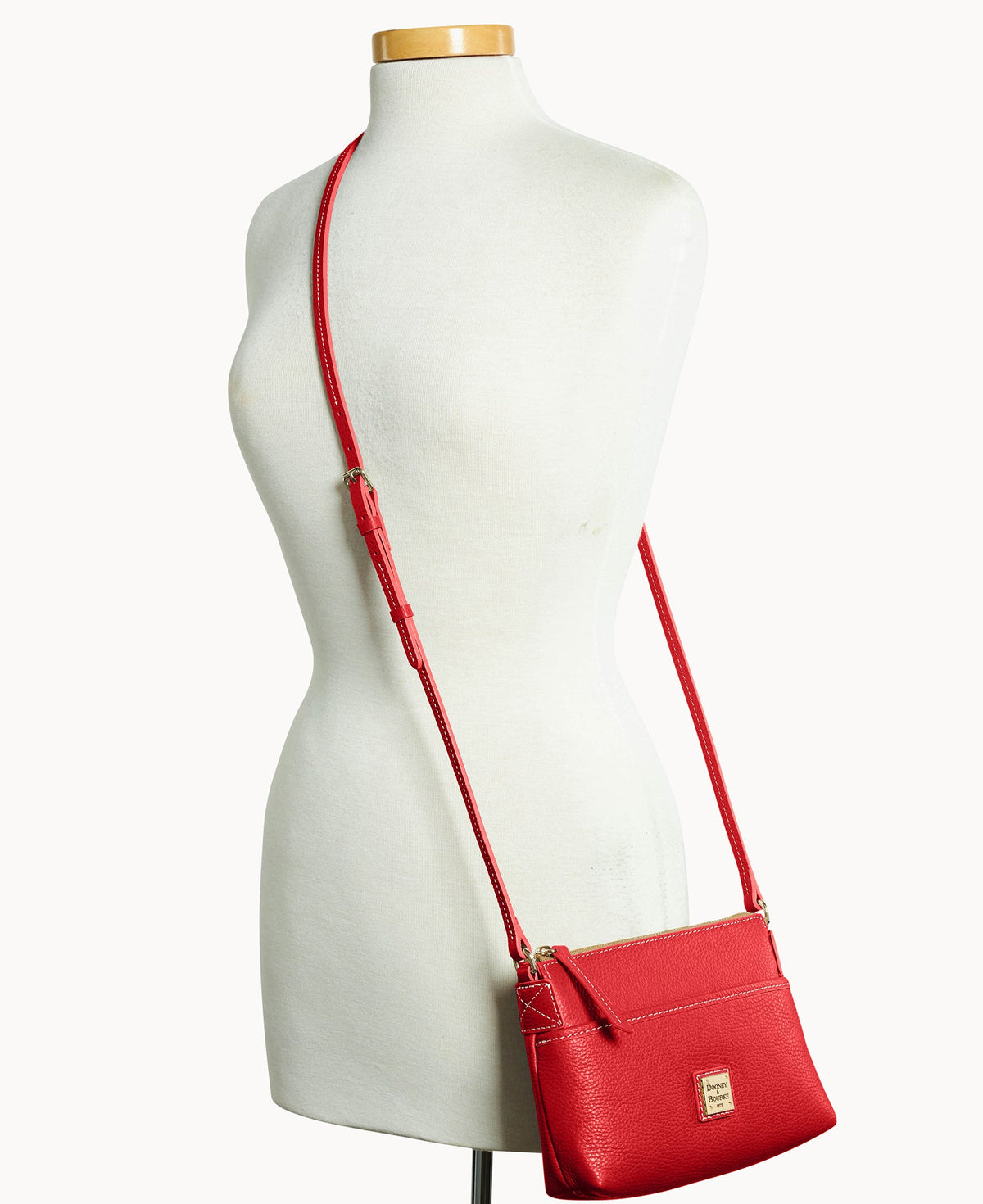 Lucca Leather Ginger Crossbody