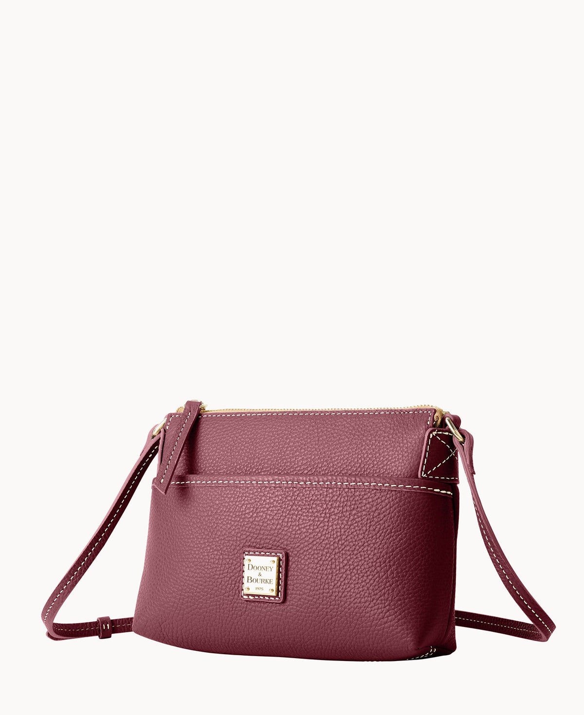 Lucca Leather Ginger Crossbody