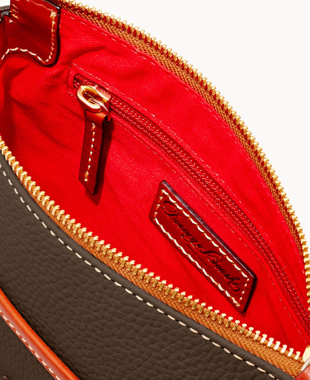 Pebble Grain Ginger Crossbody
