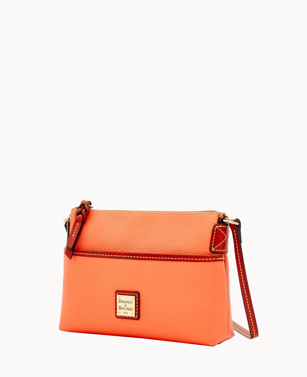 Pebble Grain Ginger Crossbody