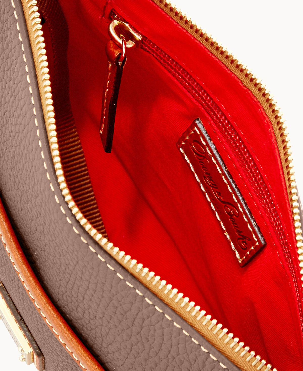 Pebble Grain Ginger Crossbody